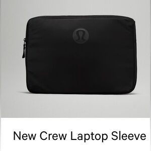Lululemon New. Few Laptop Sleeve, Black